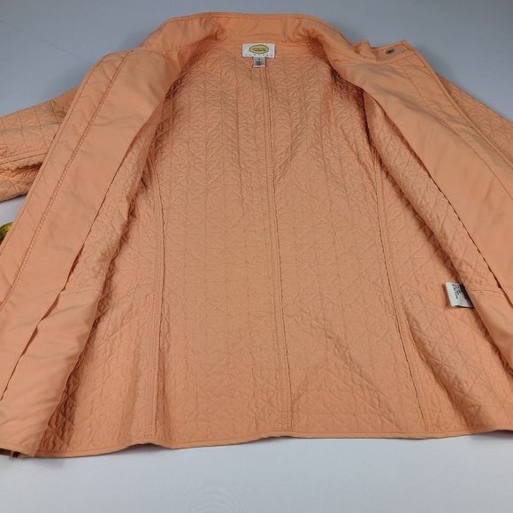 TALBOTS PETITE QUILTED LIGHTWEIGHT FULL ZIP JACKET SIZE 14 - Picture 5 of 14
